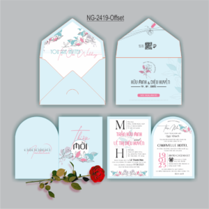 Đặt Thiệp Cưới Online NG 2419